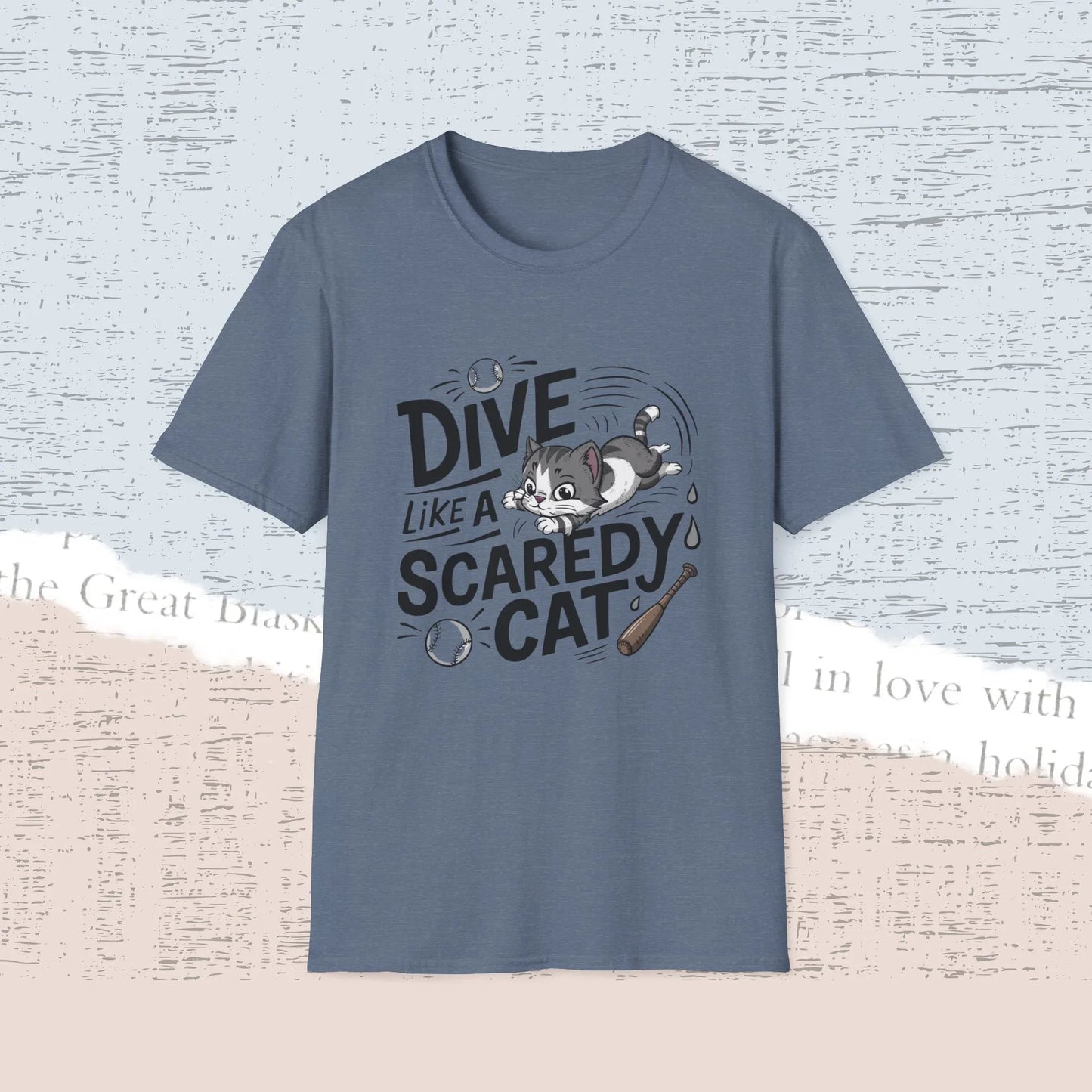 Dive Like Scaredy Cotton Men Tee - Billien