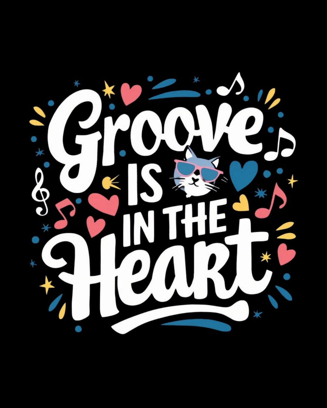 Groove In The Heart Cotton T-Shirt