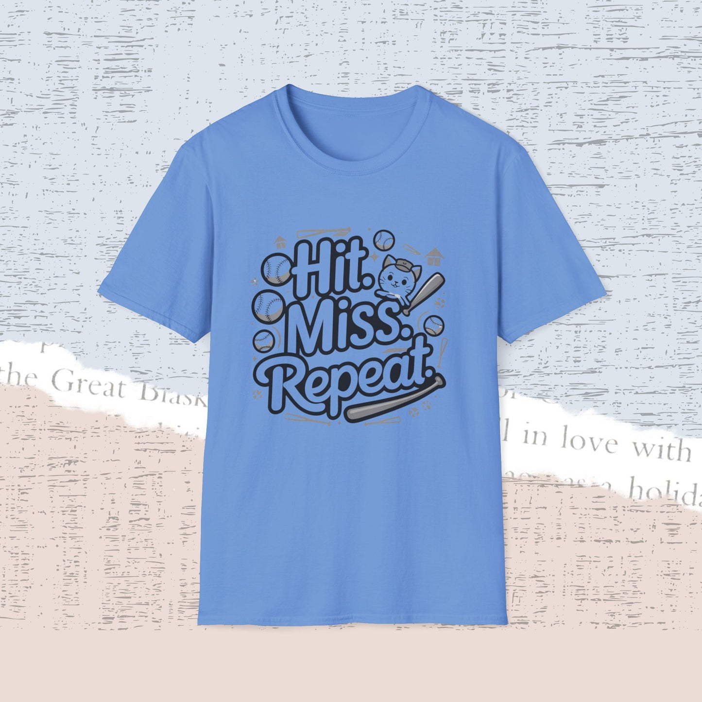 Hit Miss Repeat Cotton Men Tee