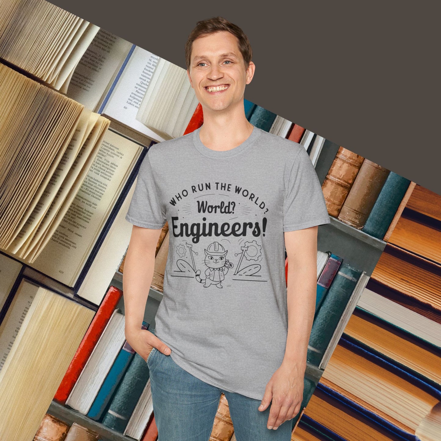 Who Build World Cotton T-Shirt