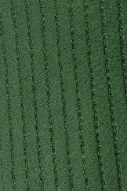 Basic Bae Full Size Ribbed Round Neck Slit Knit Top - Billien