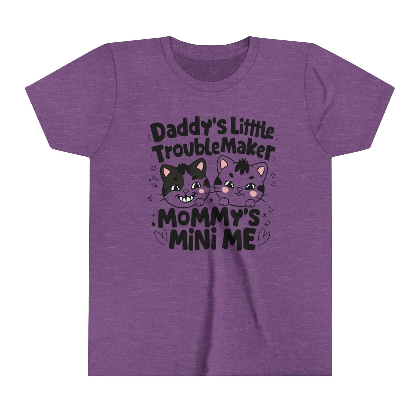 Daddy Little Troublemaker Youth Heavy Cotton T-Shirt - Billien