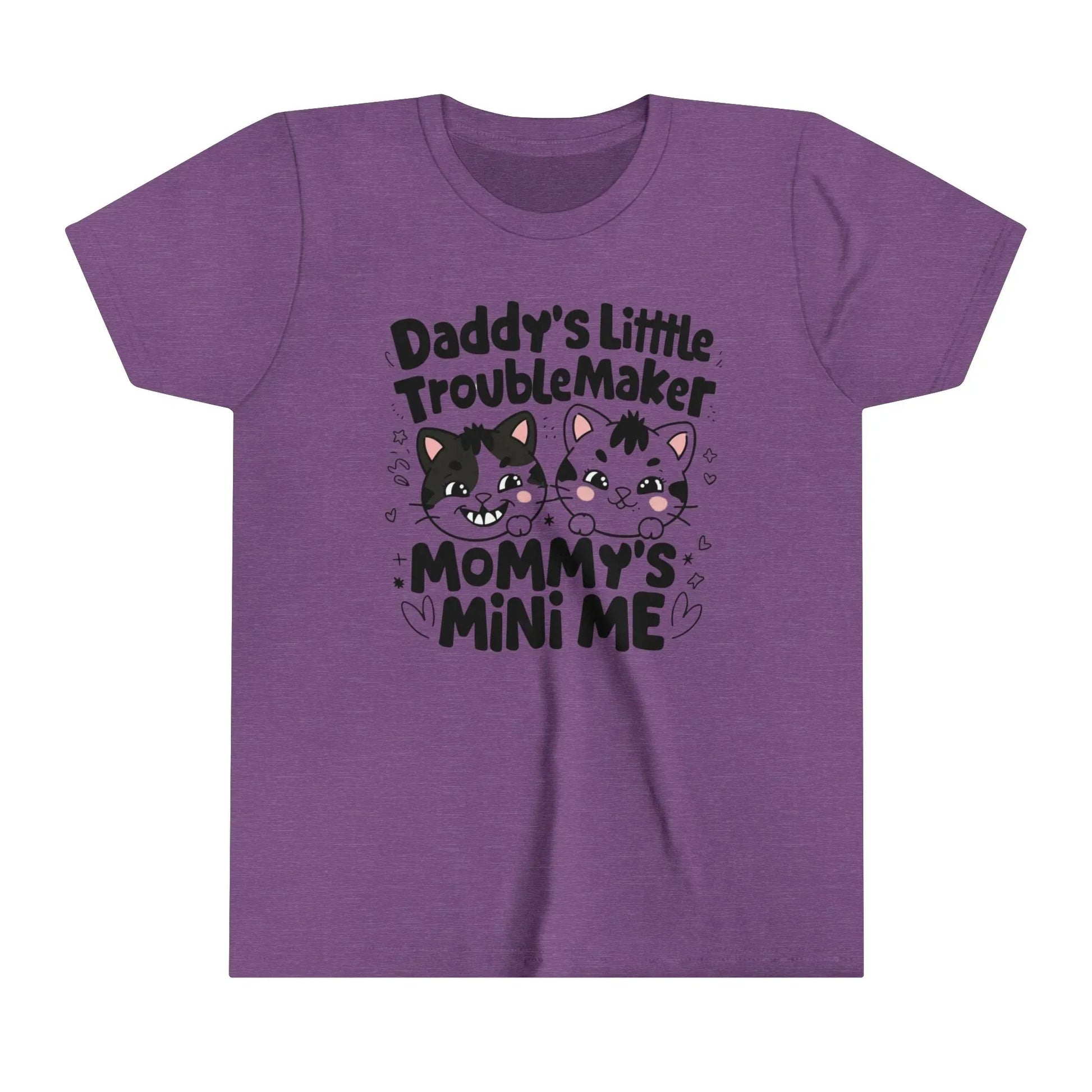 Daddy Little Troublemaker Youth Heavy Cotton T-Shirt - Billien