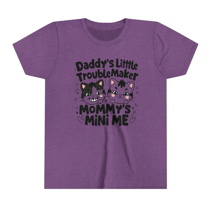 Daddy Little Troublemaker Youth Heavy Cotton T-Shirt - Billien