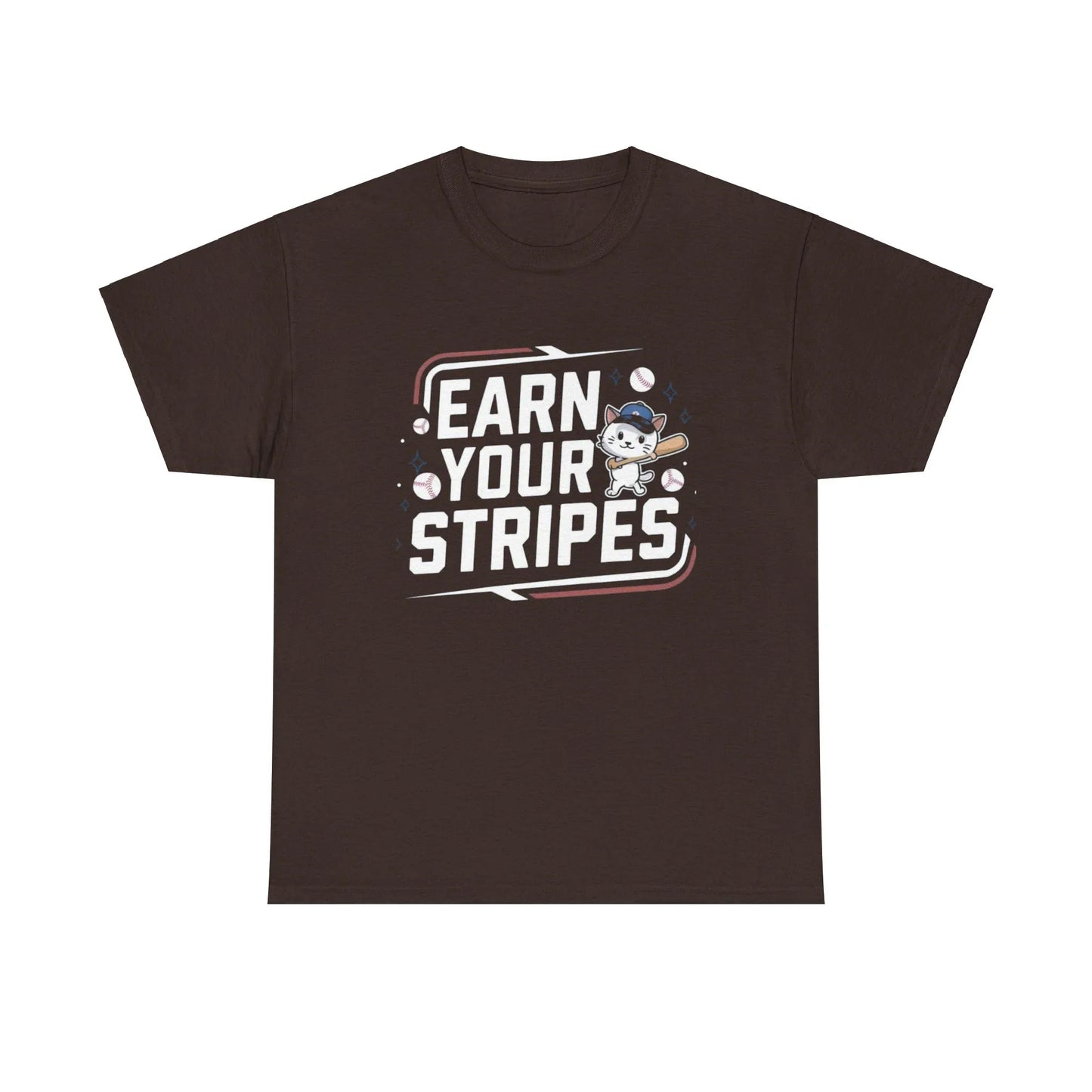 Earn Your Stripes Baseball Crew Neck Tee - Billien