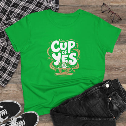 Cup of Yes Coffee Lover Women T-Shirt - Billien