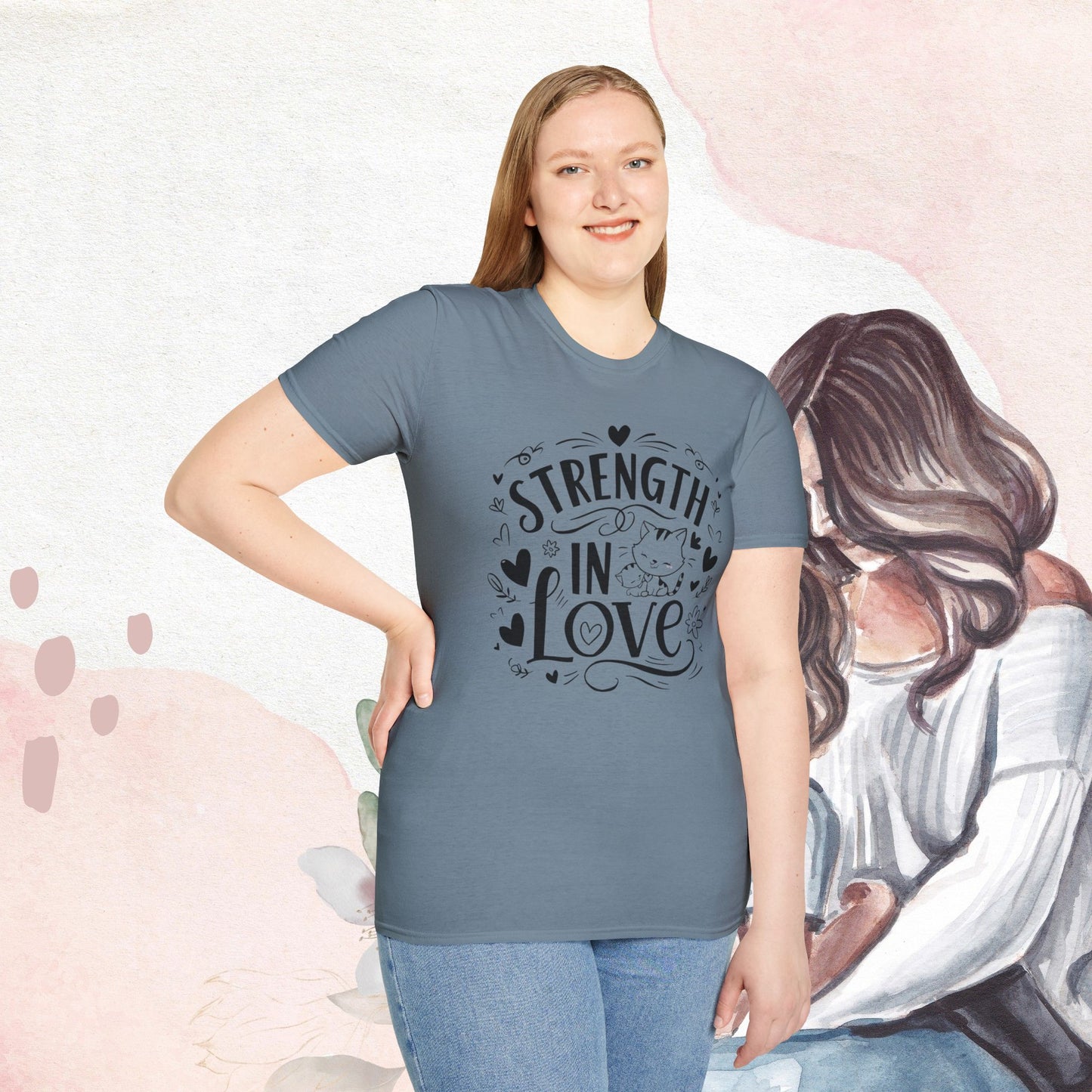Strength In Love Cotton T-Shirt