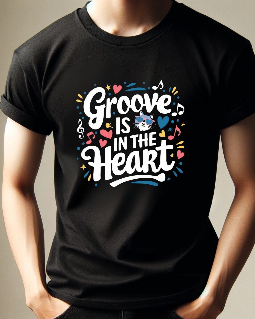 Groove In The Heart Cotton T-Shirt