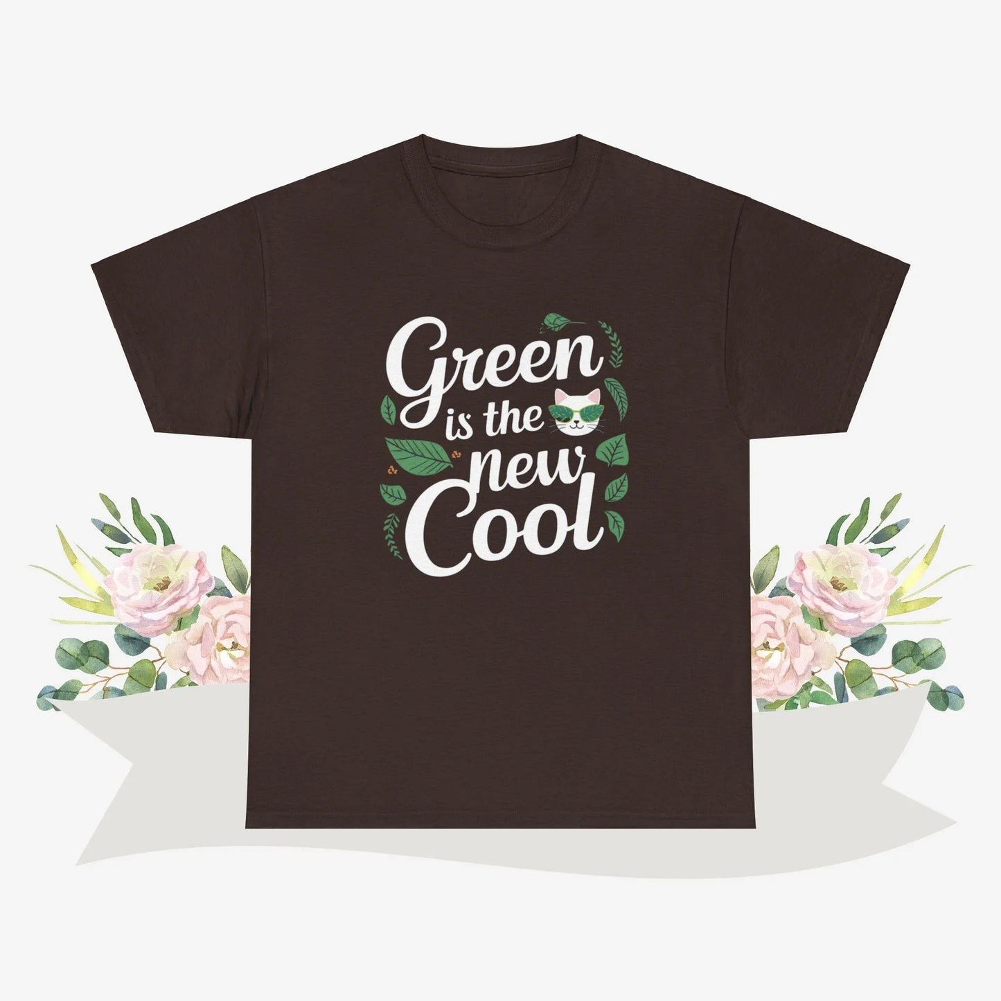 Green Is The New Cool Cotton Tshirts - Billien