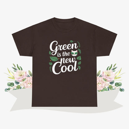 Green Is The New Cool Cotton Tshirts - Billien