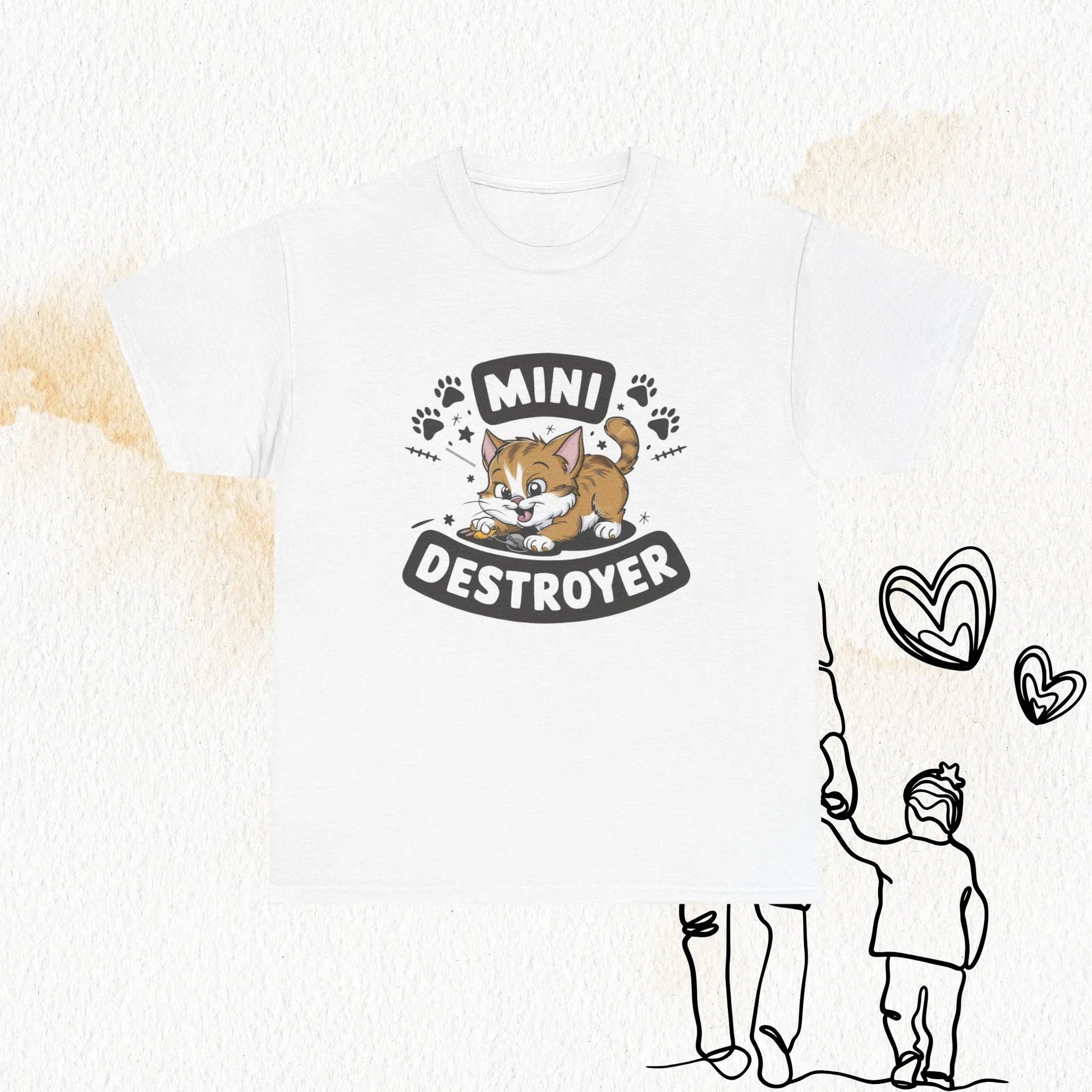 Mini Destroyer Crewneck Cotton Tshirt - Billien