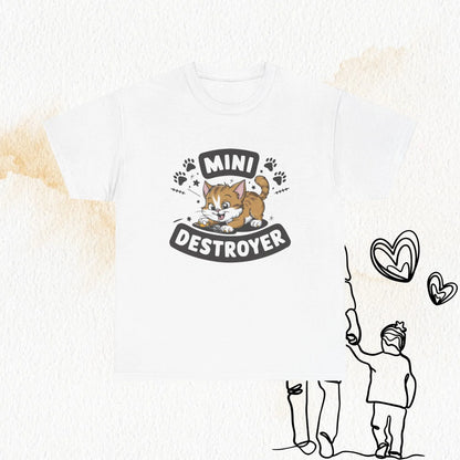 Mini Destroyer Crewneck Cotton Tshirt - Billien