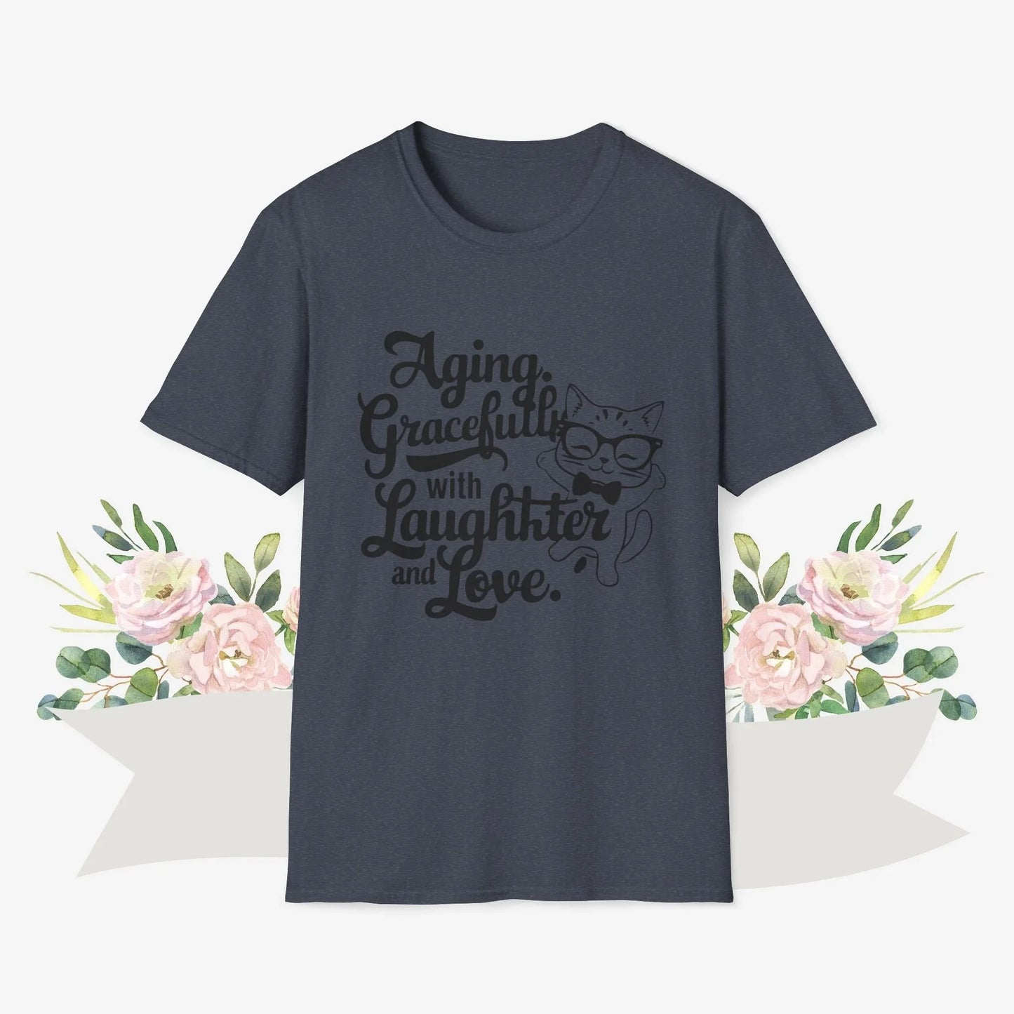 Aging Gracefully With Laughter and Love Cotton Men Tee - Billien