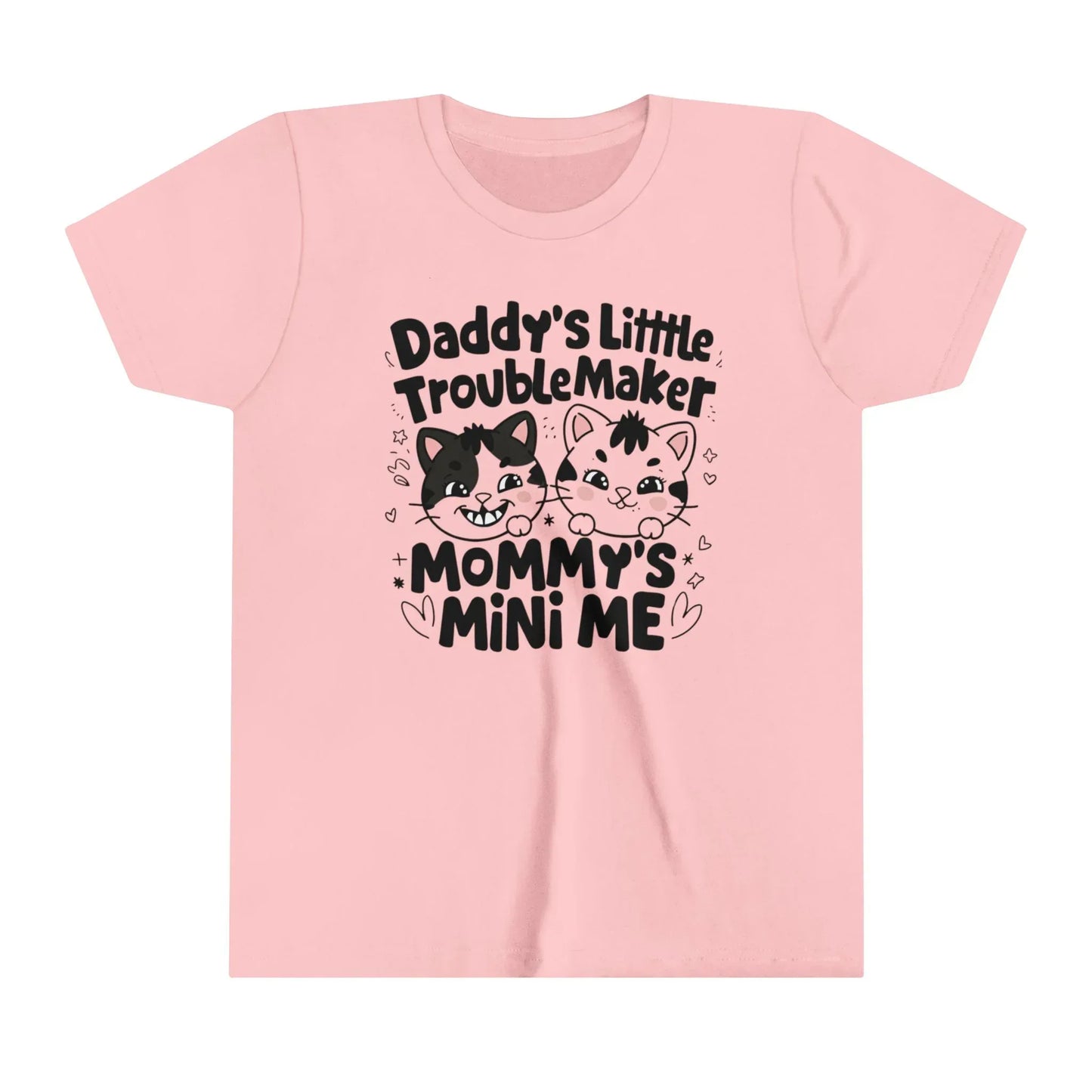 Daddy Little Troublemaker Youth Heavy Cotton T-Shirt - Billien