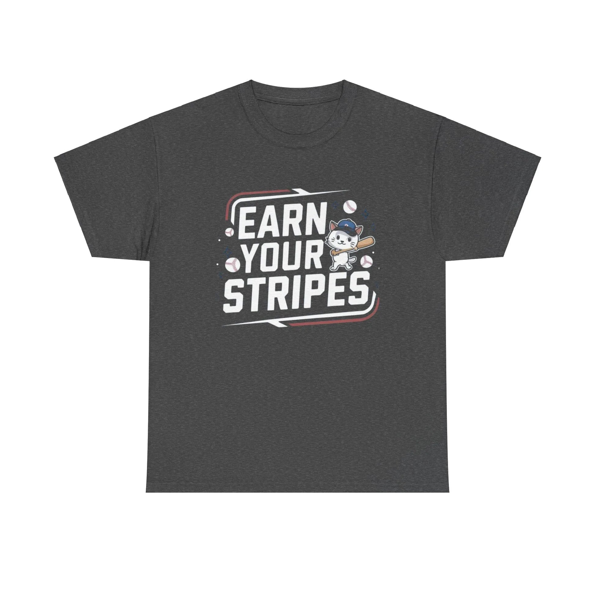 Earn Your Stripes Baseball Crew Neck Tee - Billien