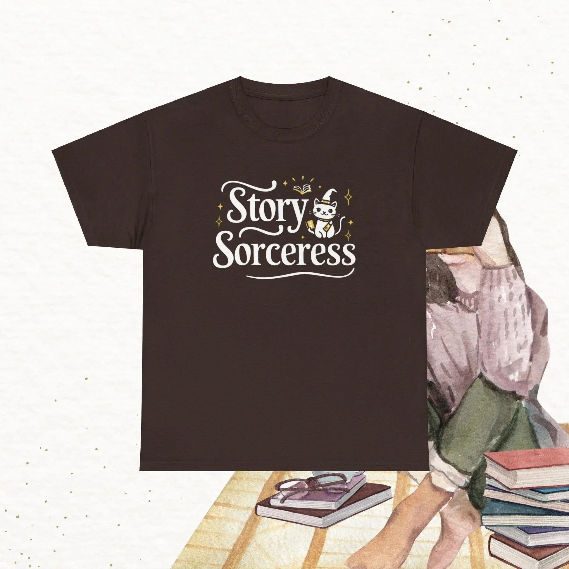 Book Lovers Story Sorcerers Cotton T-Shirt - Billien