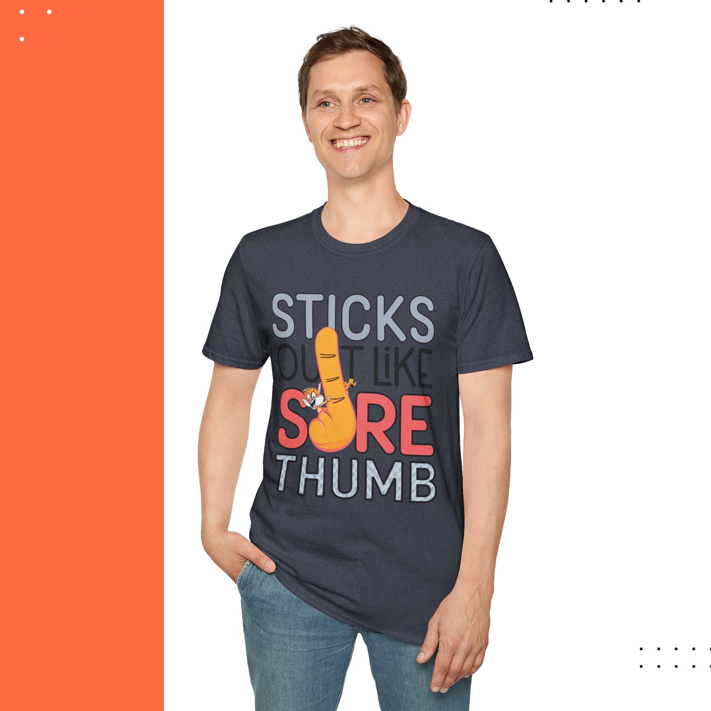 Stick Out Sore Throat Cotton T-Shirt