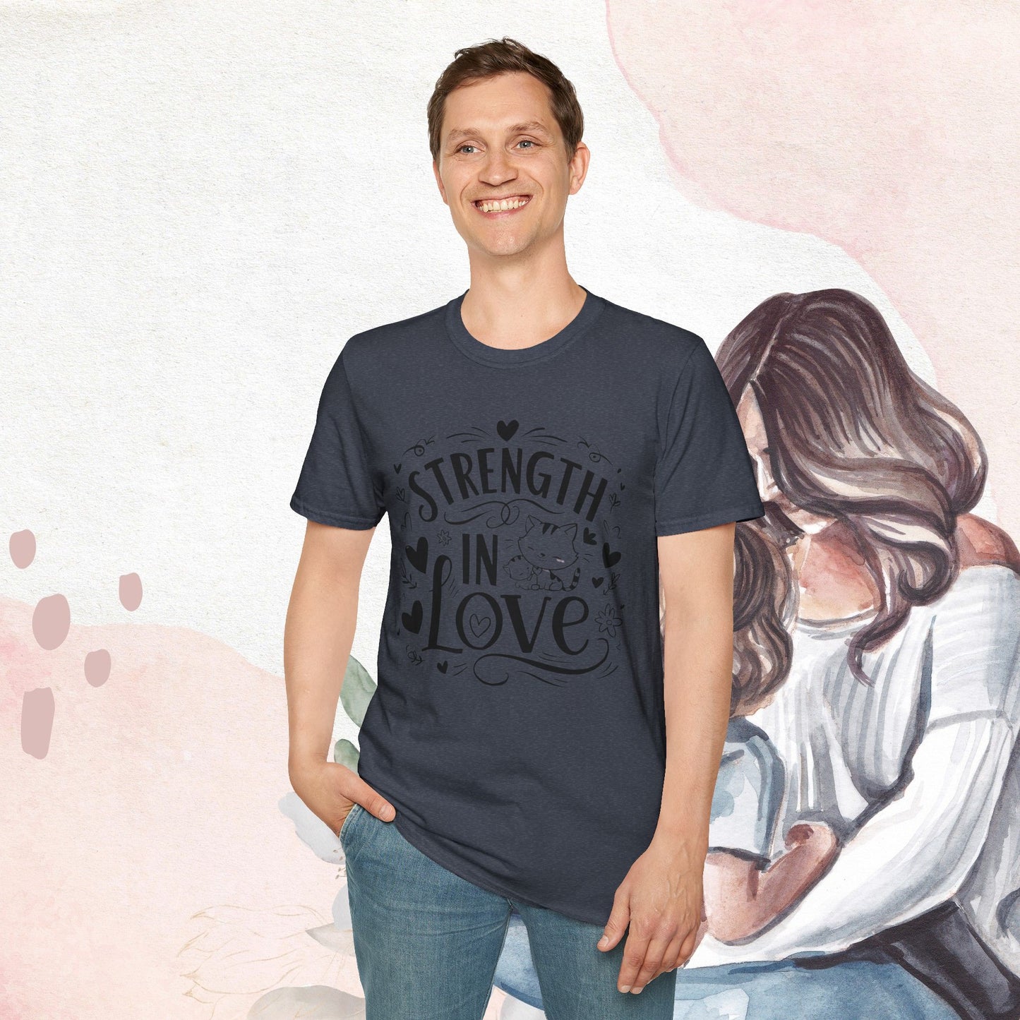 Strength In Love Cotton T-Shirt