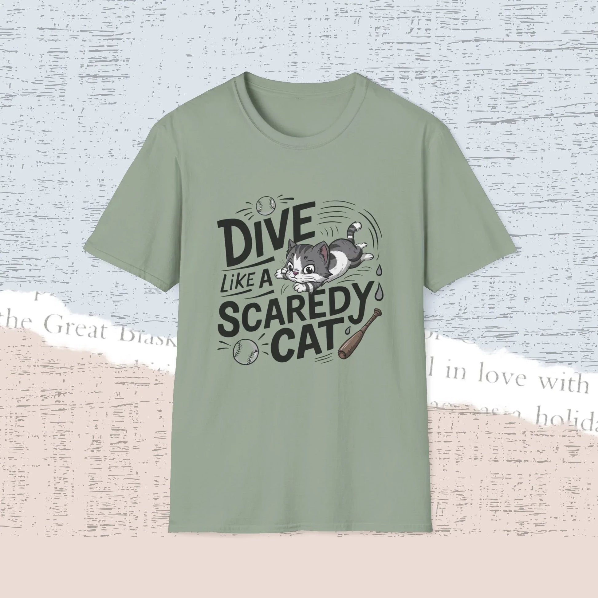Dive Like Scaredy Cotton Men Tee - Billien