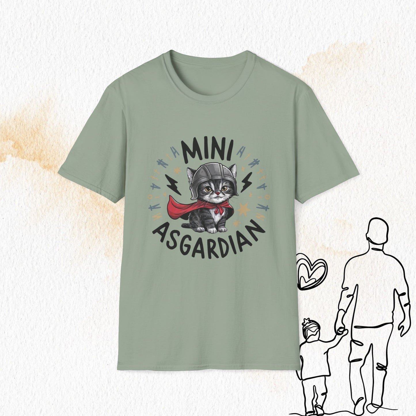 Mini Asgardian Cotton Men T-Shirt