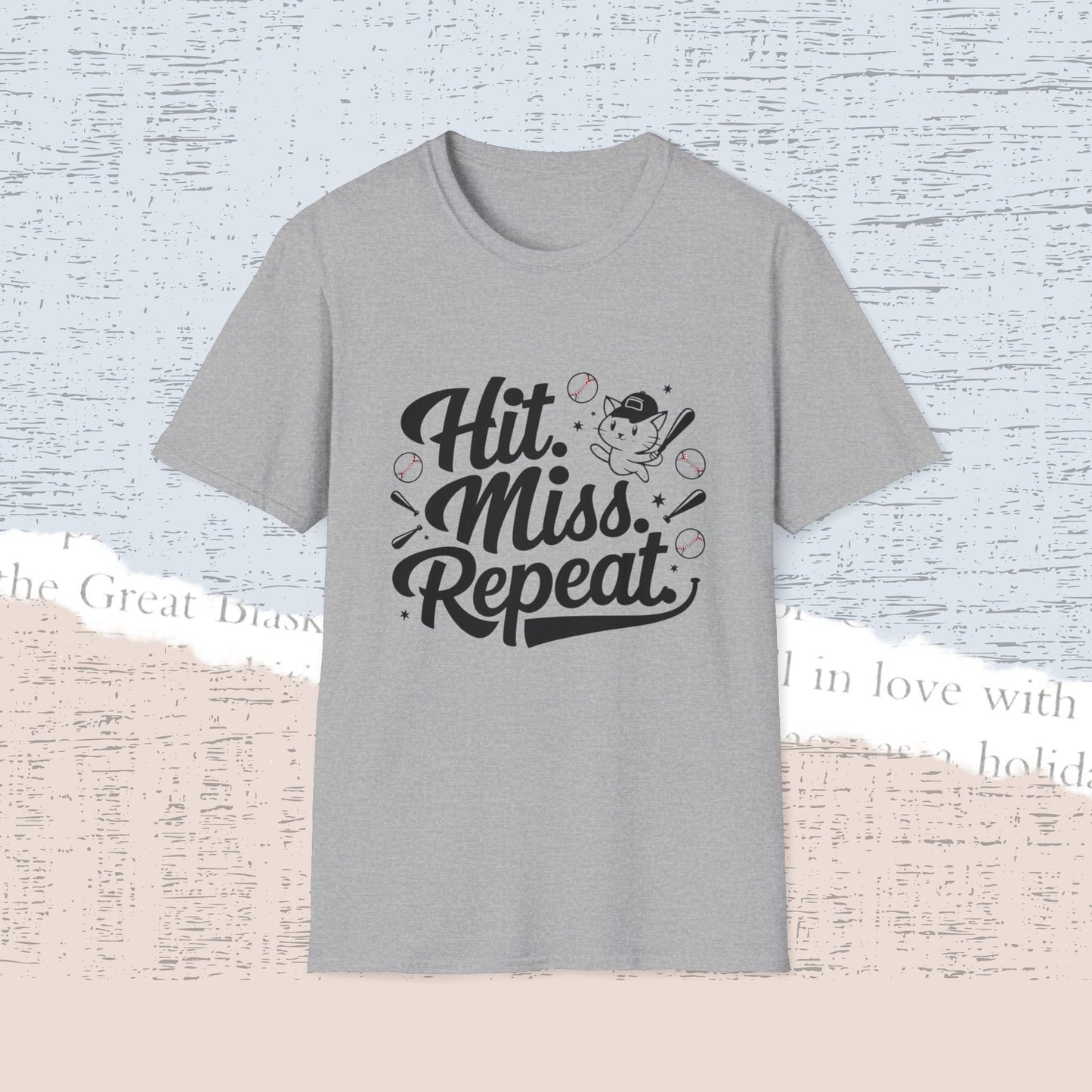 Hit Miss Repeat Cotton Men Tee