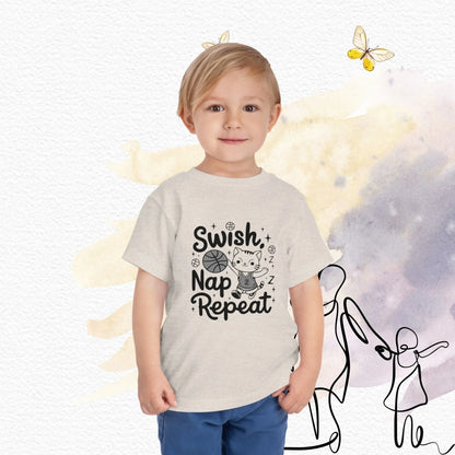 Swish Nap Repeat Toddler Cotton T-Shirt - Billien