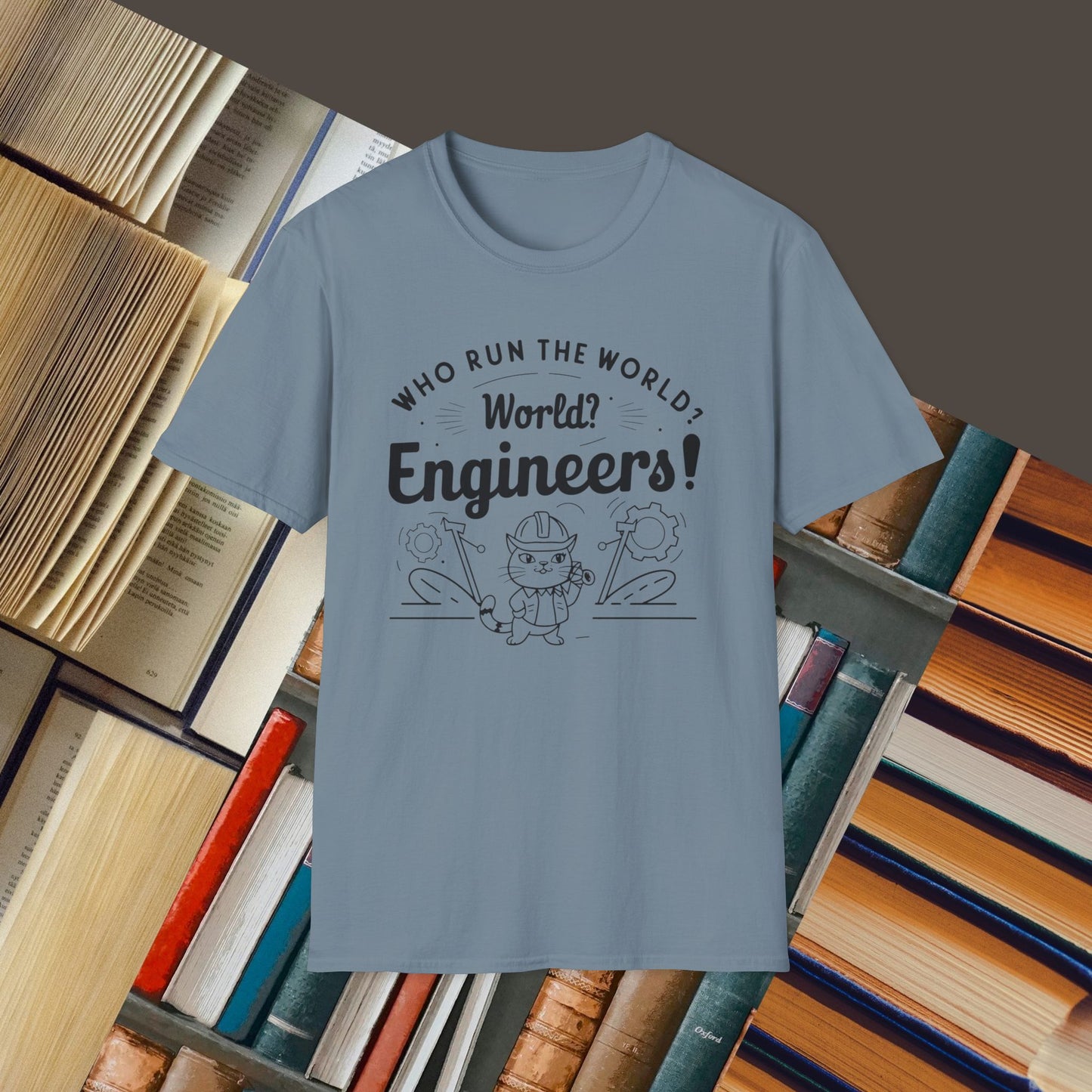 Who Build World Cotton T-Shirt