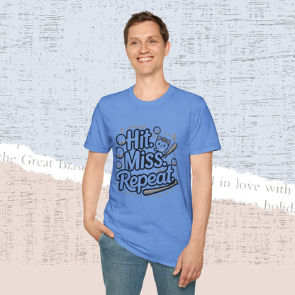 Hit Miss Repeat Cotton Men Tee