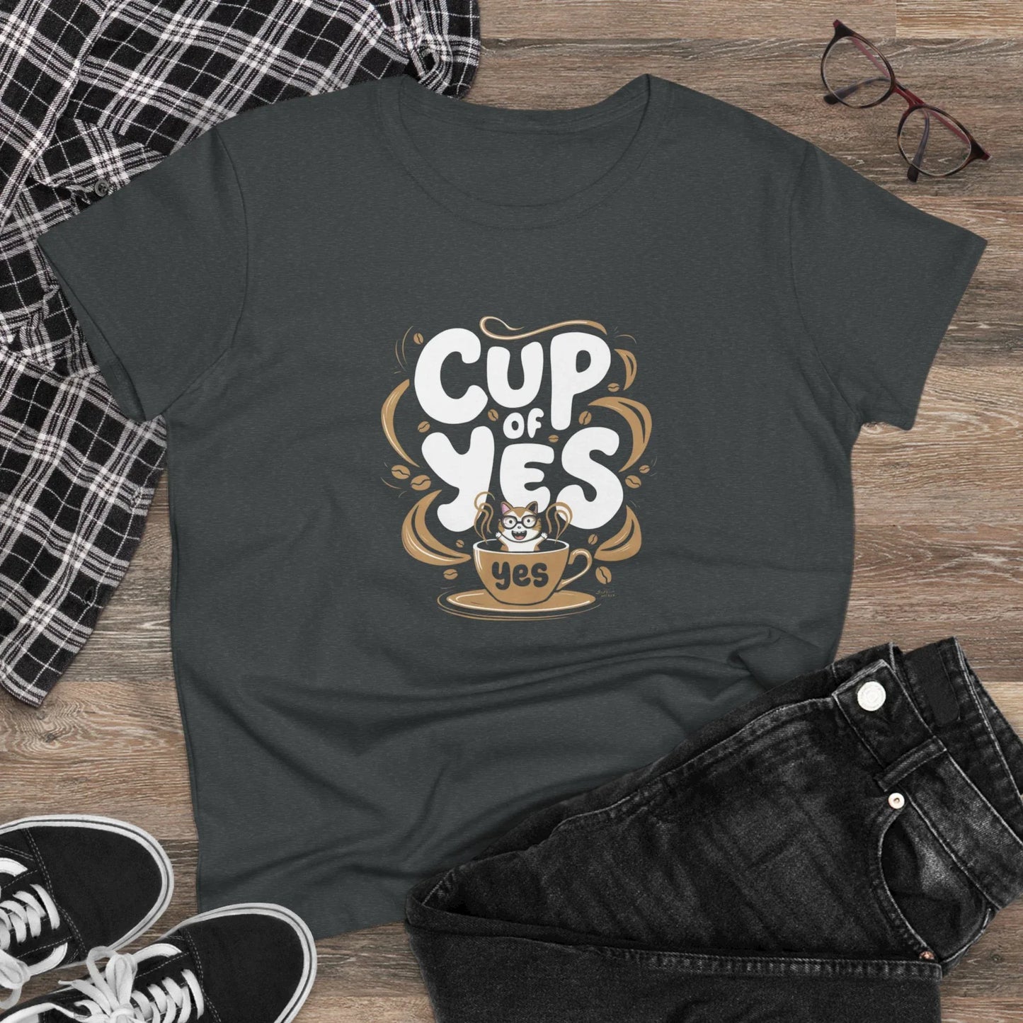 Cup of Yes Coffee Lover Women T-Shirt - Billien