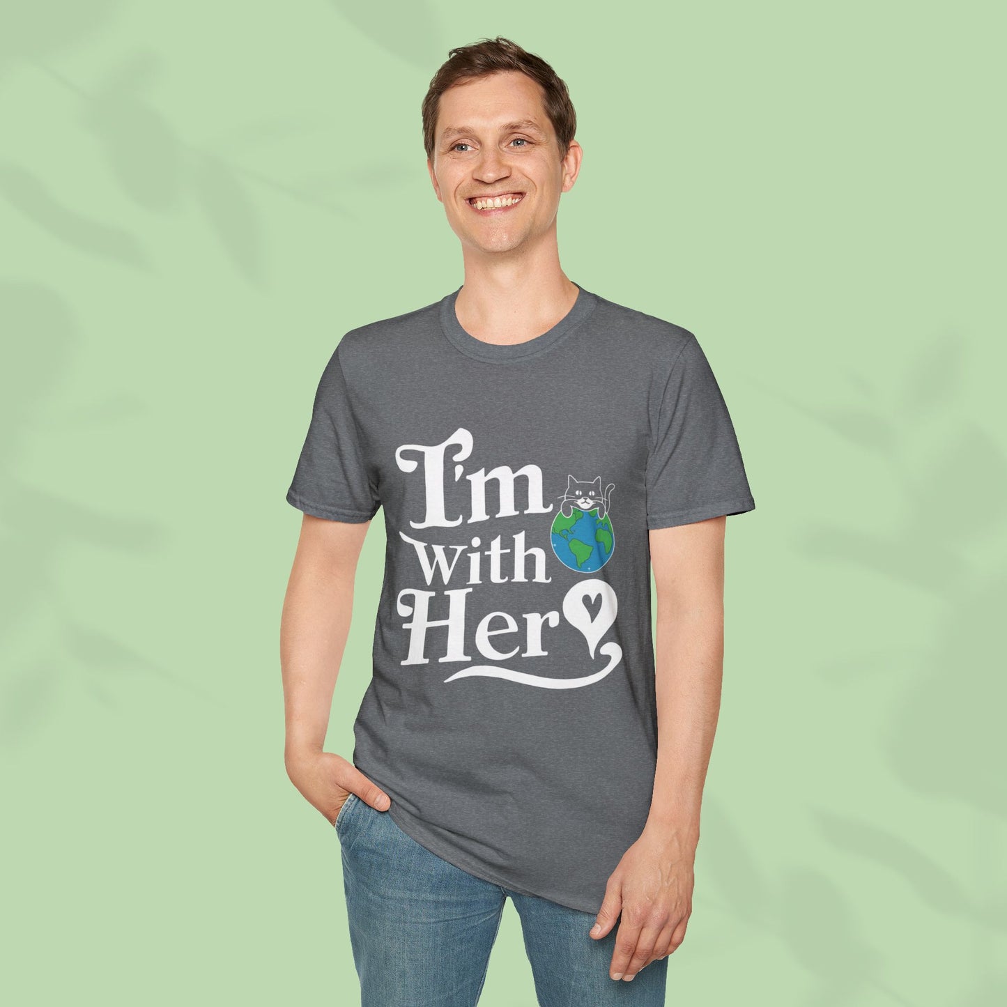 I am With Her Cotton Tee