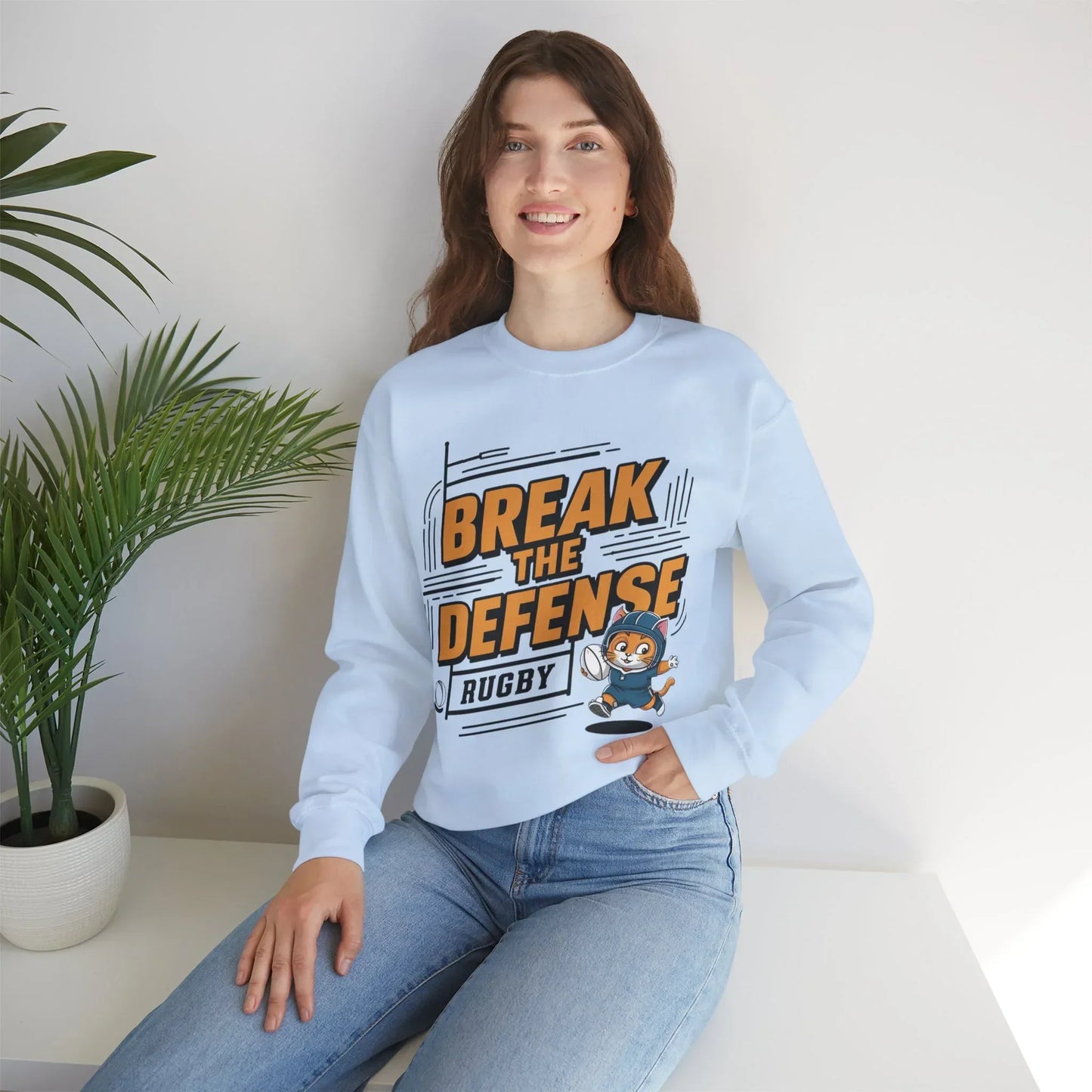 Break The Defence Ultra Cotton Crewneck Sweatshirt - Billien