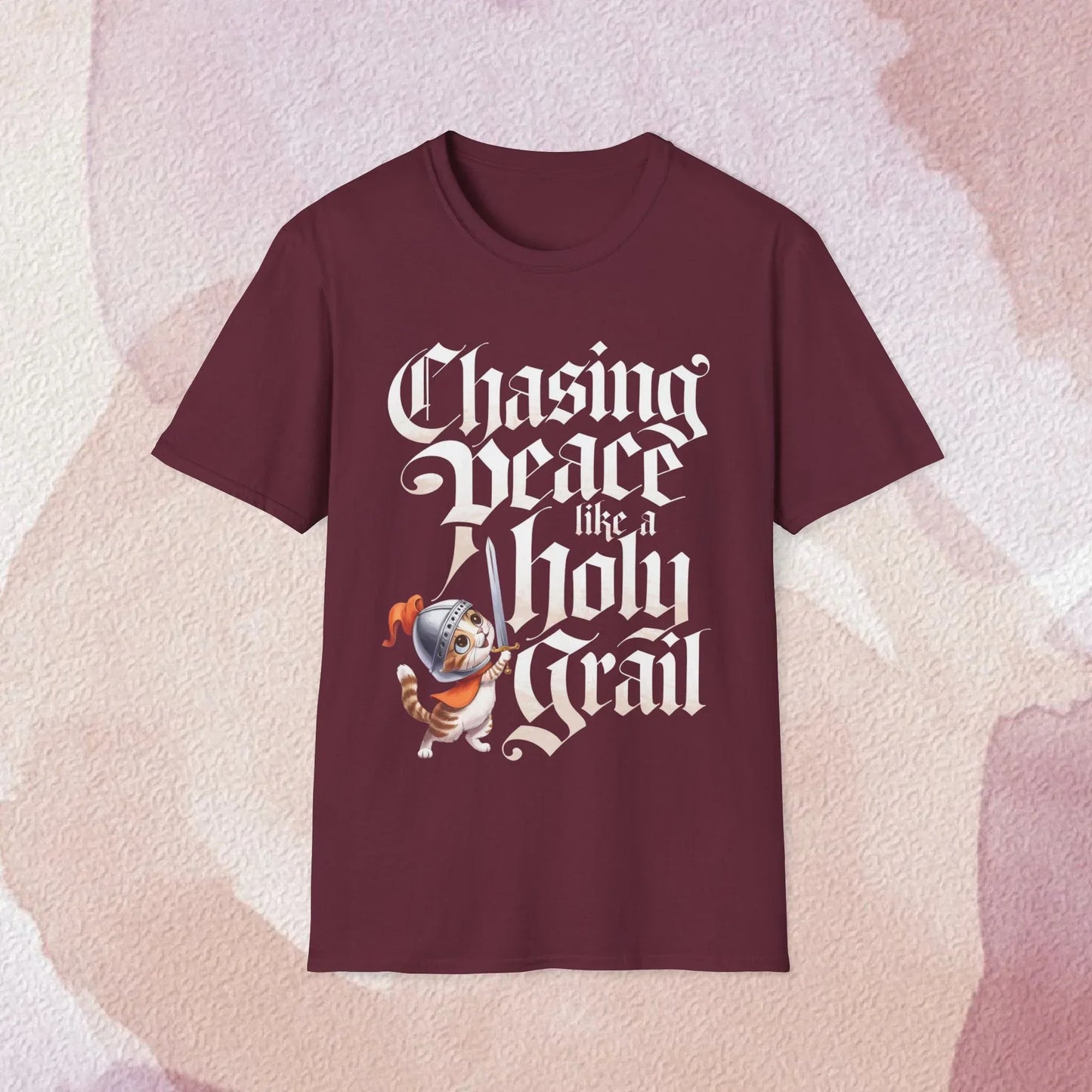 Chasing Peace Like A Holy Grail Unisex Softstyle T-Shirt - Billien
