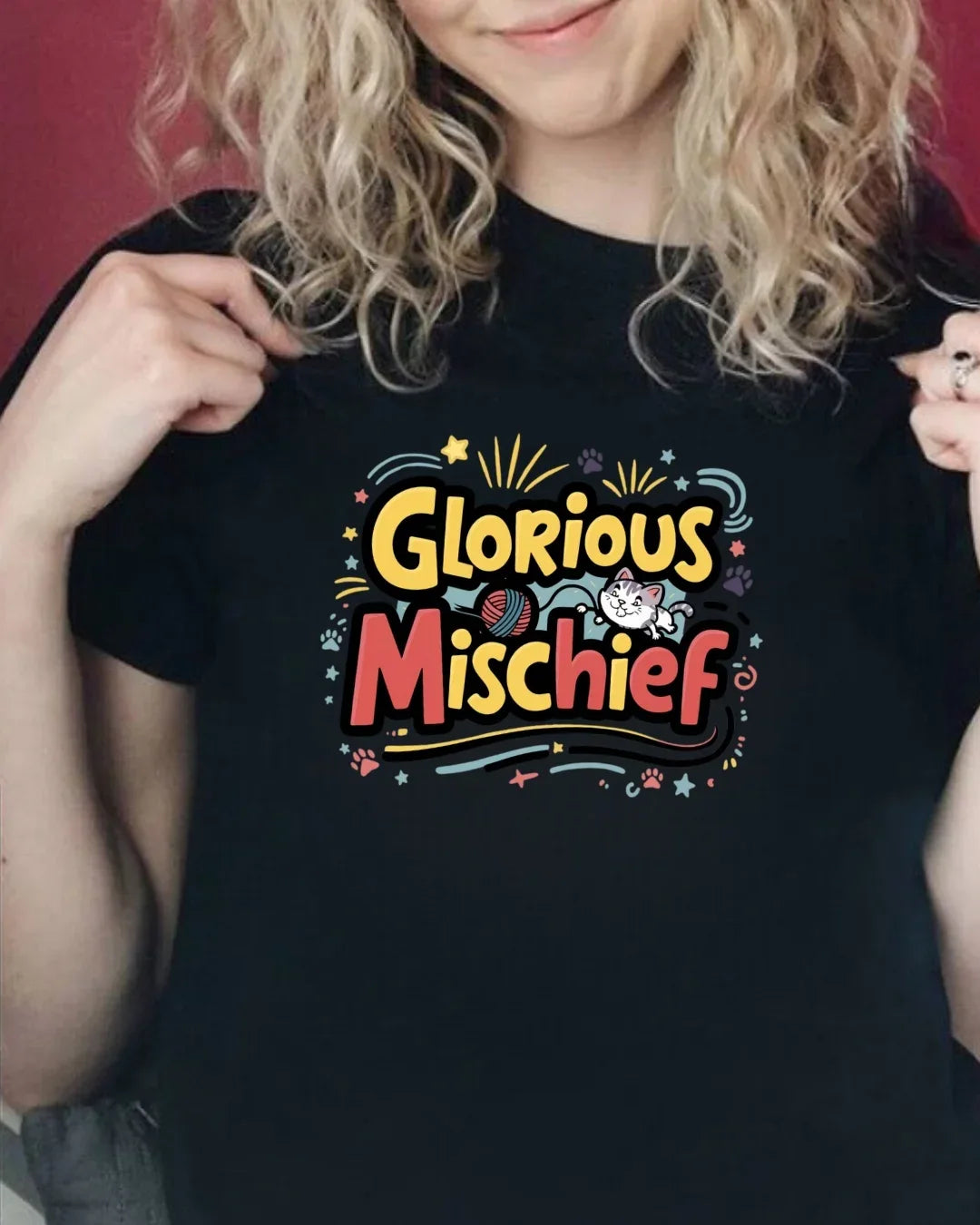 Glorious Mischief Kid Cotton T-Shirt - Billien