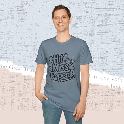 Hit Miss Repeat Cotton Men Tee