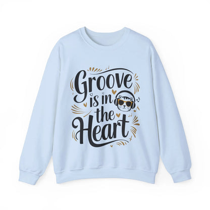 Groove In The Heart Ultra Cotton Crewneck Sweatshirt - Billien