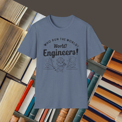 Who Build World Cotton T-Shirt