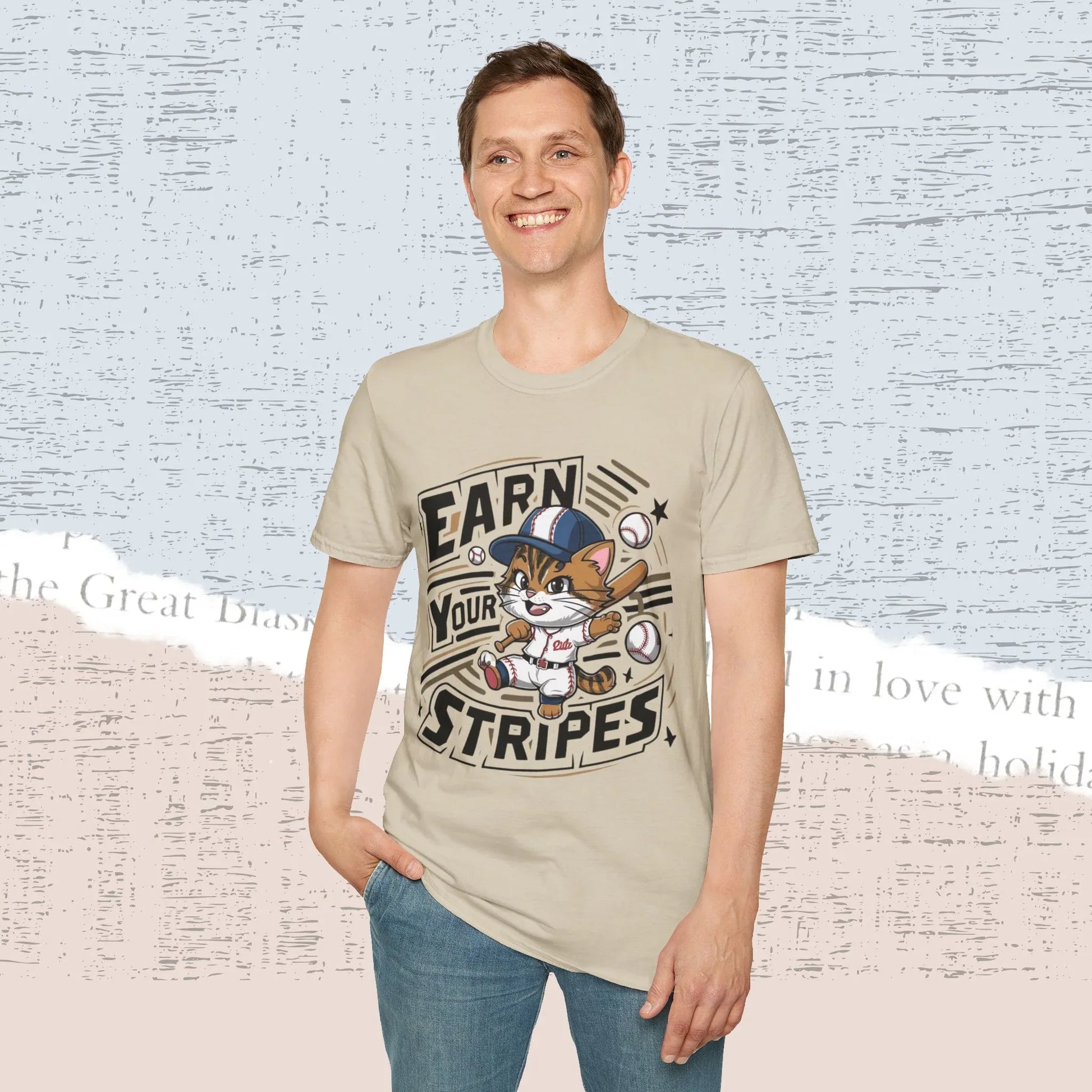 Earn Your Stripe Cotton Men Tee - Billien