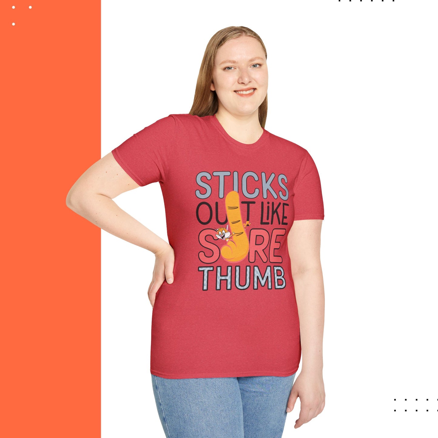 Stick Out Sore Throat Cotton T-Shirt