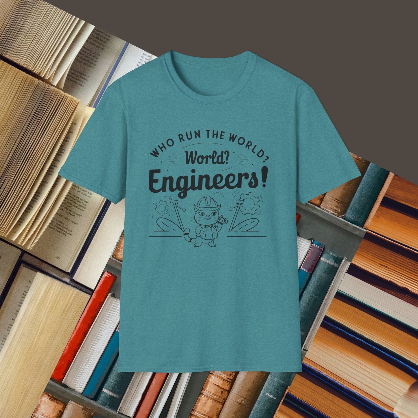 Who Build World Cotton T-Shirt