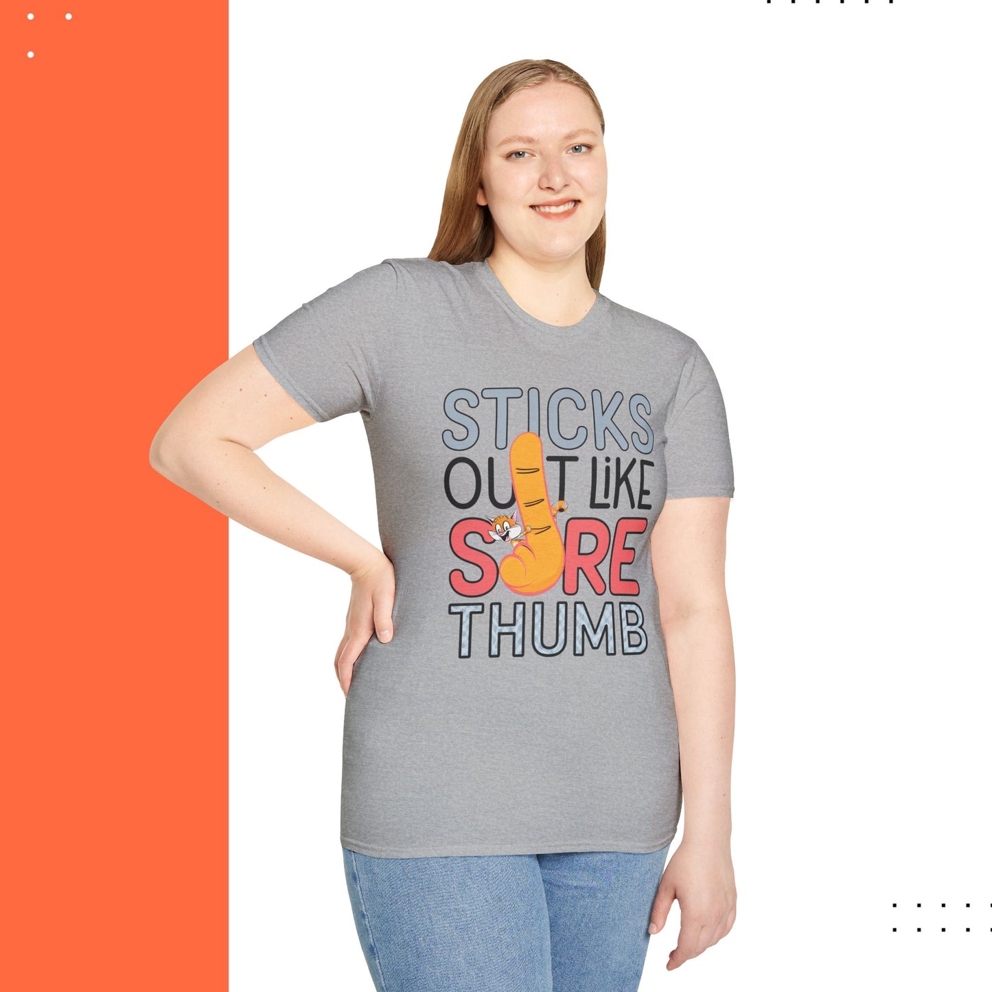 Stick Out Sore Throat Cotton T-Shirt