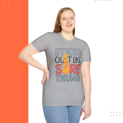 Stick Out Sore Throat Cotton T-Shirt