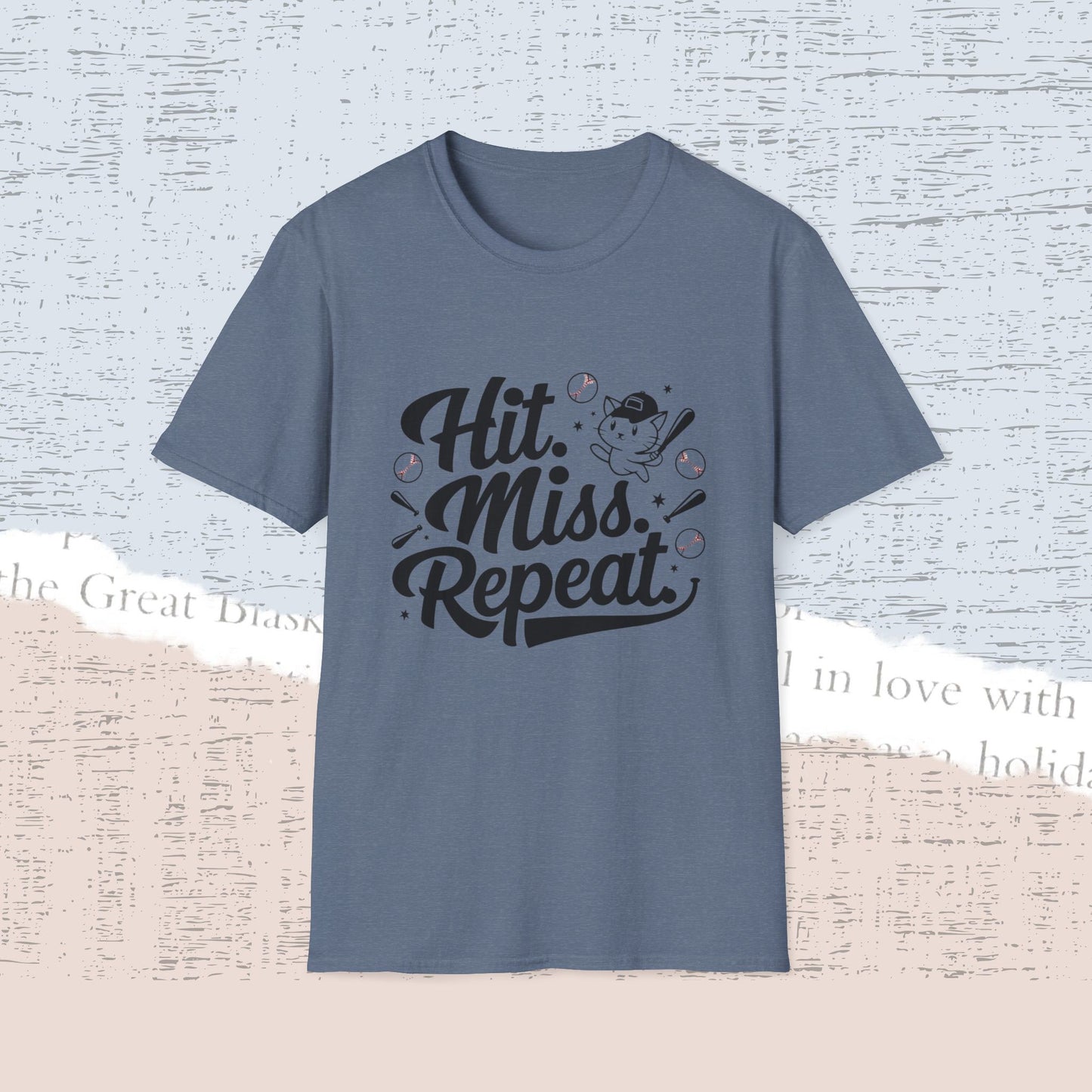 Hit Miss Repeat Cotton Men Tee