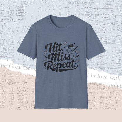 Hit Miss Repeat Cotton Men Tee