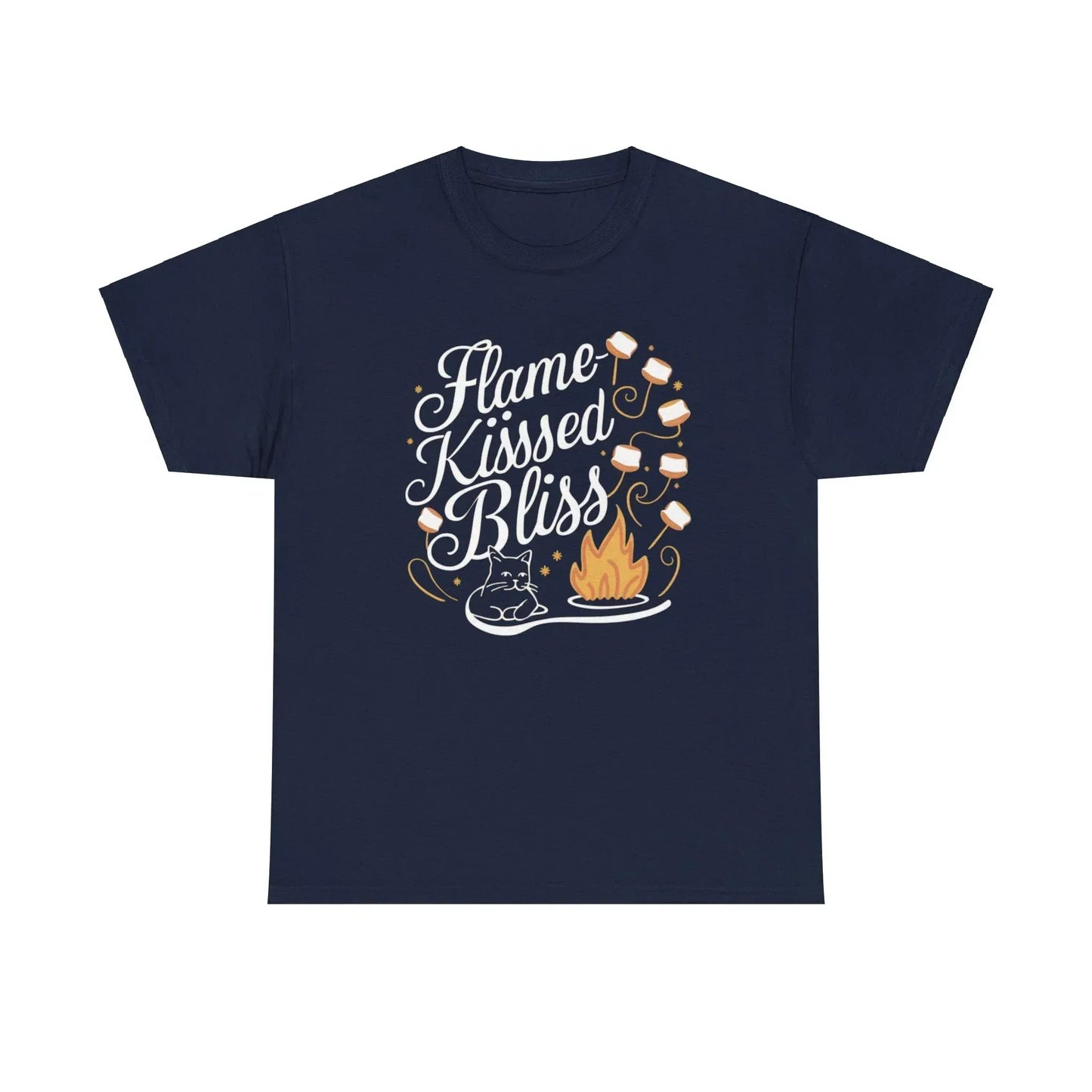 Flame Kiss Bliss Cotton T-Shirt - Billien