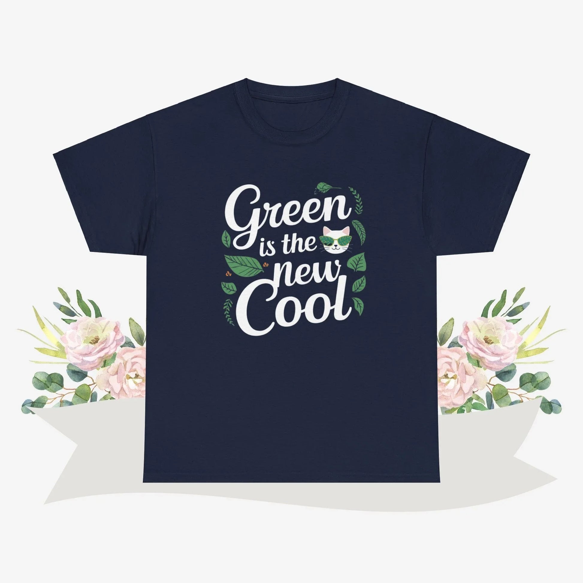 Green Is The New Cool Cotton Tshirts - Billien
