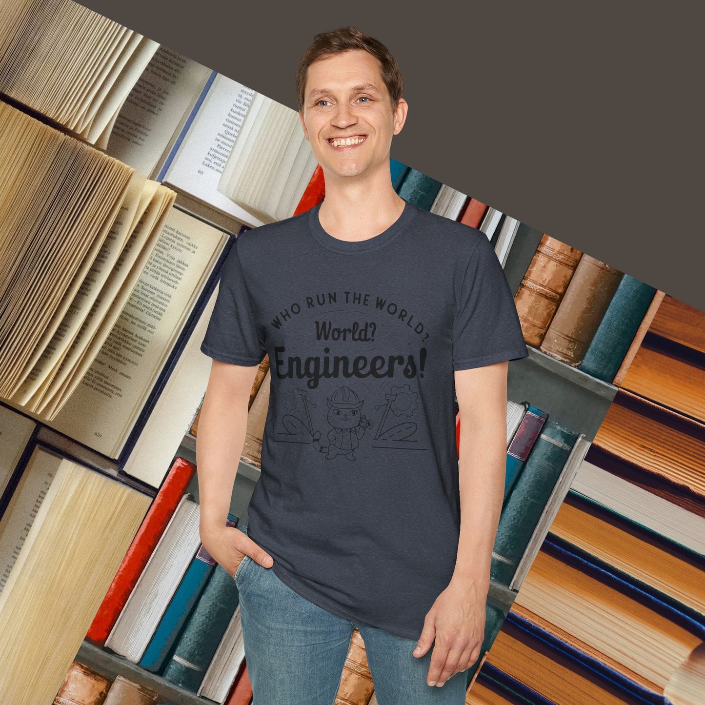 Who Build World Cotton T-Shirt