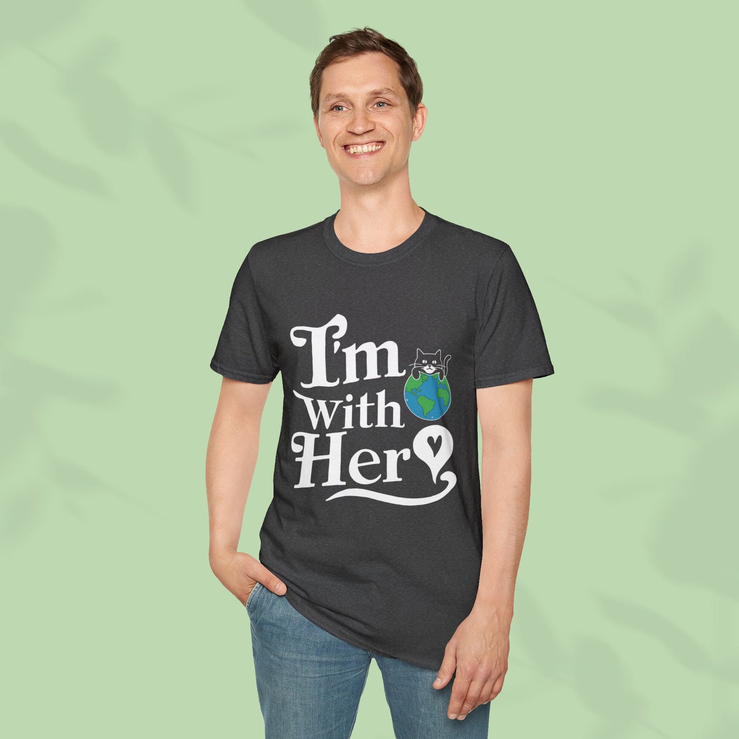 I am With Her Cotton Tee