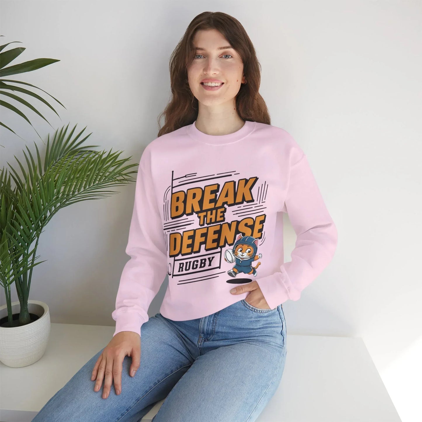 Break The Defence Ultra Cotton Crewneck Sweatshirt - Billien