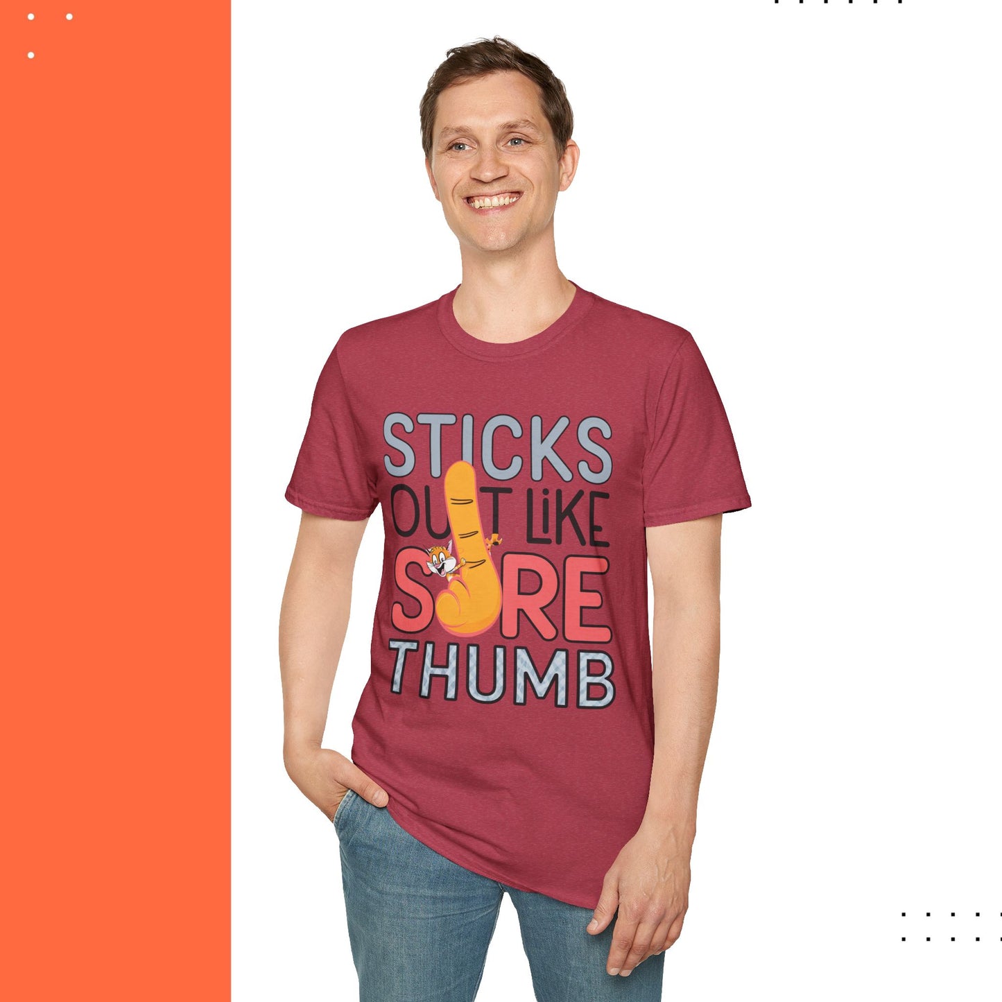 Stick Out Sore Throat Cotton T-Shirt