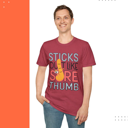 Stick Out Sore Throat Cotton T-Shirt